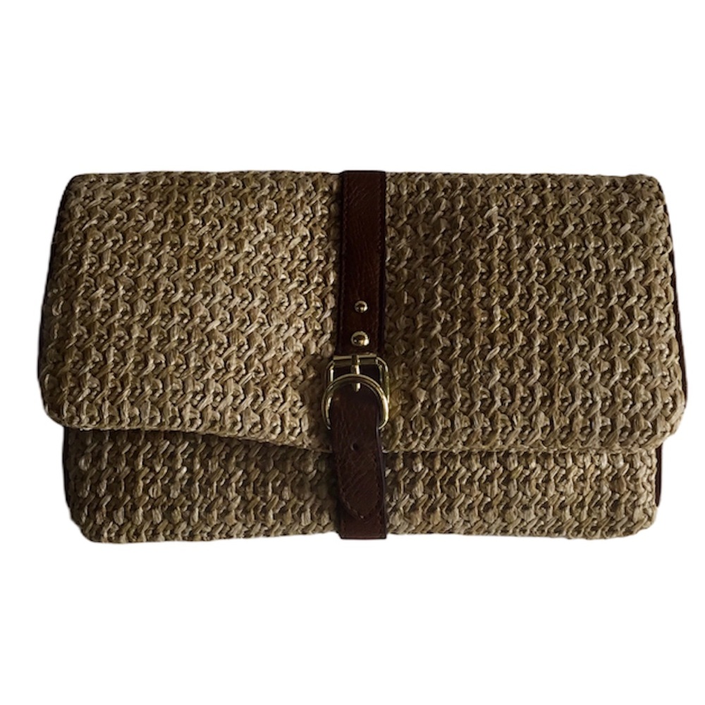Gap Wicker Clutch NWOT
